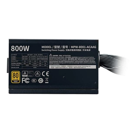 Cooler Master G800 80+ Gold Non Modular Power Supply (800 W)