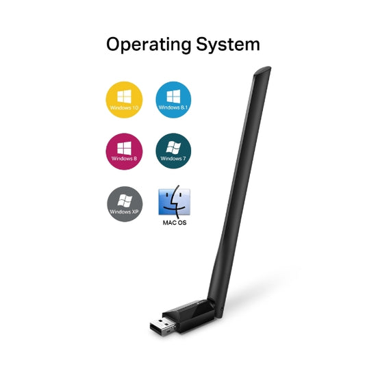 TPLink Archer T2U Plus AC600 High Gain Wireless Dual Band USB Adapter