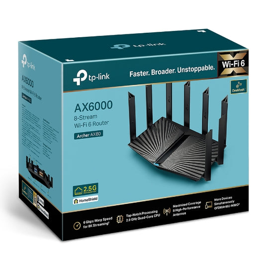 TPLink Archer AX72 Pro AX5400 Dual-Band Gigabit Wi-Fi 6 Router
