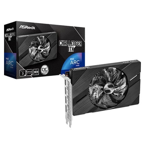 Intel Arc A380 Challenger ITX 6GB OC Graphics Card