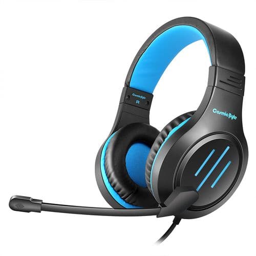 COSMIC BYTE Blazar Wired Stereo Gaming Headphones With Mic ( Blue ) ( PC/PS4/PS5/Tablets/Xbox One )