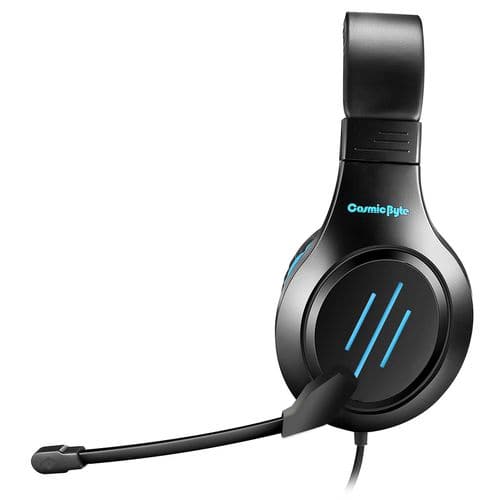 COSMIC BYTE Blazar Wired Stereo Gaming Headphones With Mic ( Blue ) ( PC/PS4/PS5/Tablets/Xbox One )