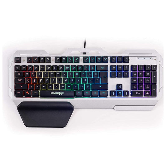 Cosmic Byte CB-GK-06 Galactic RGB Gaming Keyboard (Black/Silver)