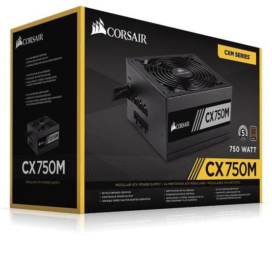 Corsair CX750M Bronze Semi Modular PSU (750 Watt)