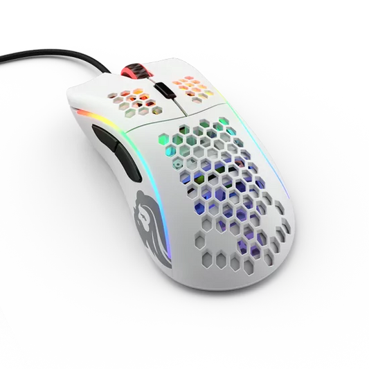 Glorious Model D 12000 DPI Gaming Mouse (Matte White)