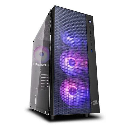 Deepcool Matrexx 55 Mesh ARGB 4F TG Mid Tower Cabinet (Black)