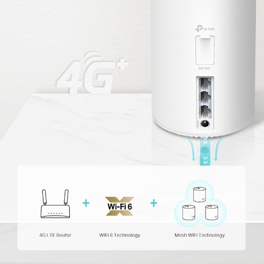 TPLink Deco X20-4G 4G+ AX1800 Whole Home Mesh WiFi 6 Gateway