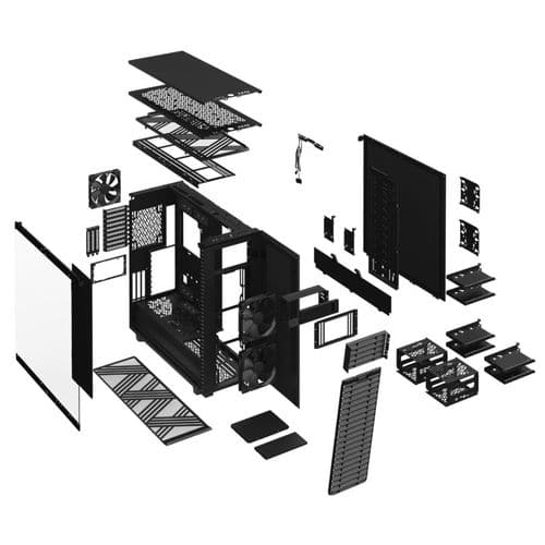 Fractal Design Define 7 XL Dark Tint TG Full Tower Cabinet (FD-C-DEF7X-03 )