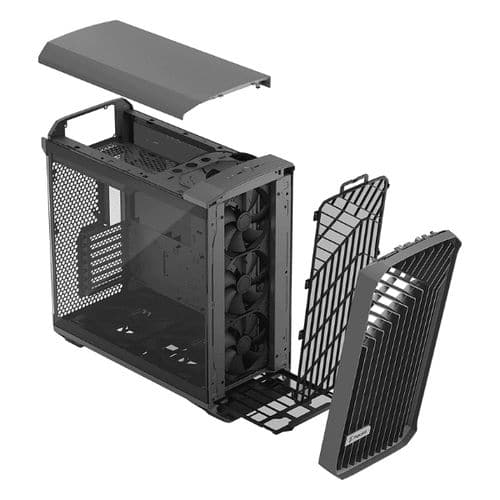Fractal Design Torrent E-ATX Light Tint TG Mid Tower Cabinet (Gray)