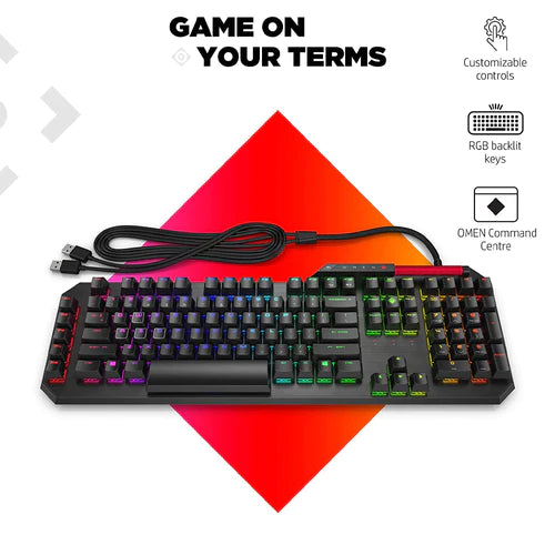 HP Omen Sequencer Optical Mechanical RGB Gaming Keyboard