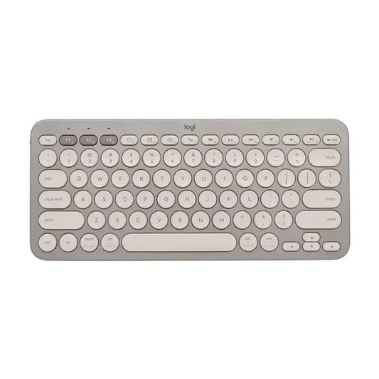 Logitech K380 Multi-Device Bluetooth Wireless Keyboard (sand)