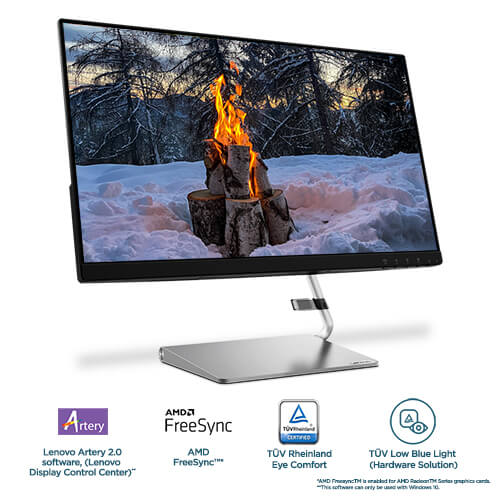 Lenovo Q24i-20 23.8 Inch (66EEGAC3IN) Monitor