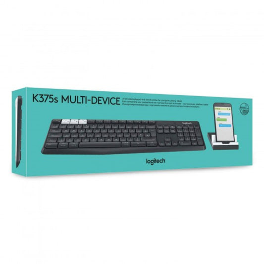 Logitech K375S Multi-Device Wireless Keyboard and Stand Combo
