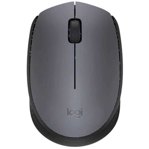 Logitech M170 Wireless Gaming Mouse (Grey-Black)