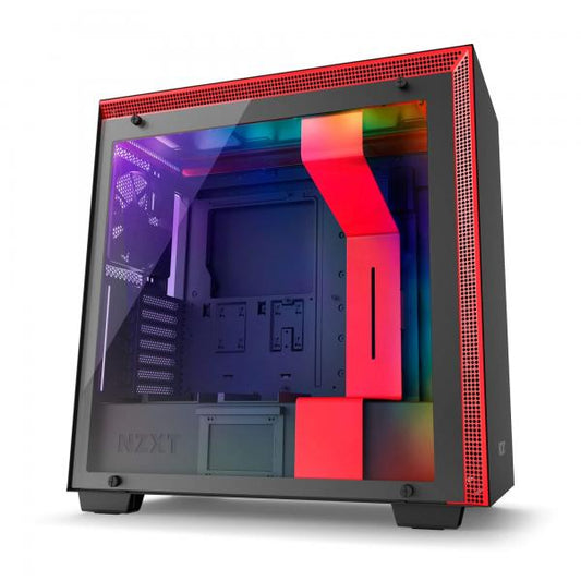 NZXT H700 (E-ATX) Mid Tower Cabinet (Black-Red)