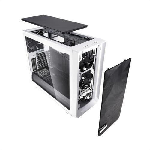 Fractal Design Meshify S2 TG Clear Mid Tower Cabinet (White)