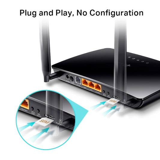 TPLink TL-MR6500v N300 4G LTE Telephony WiFi Router