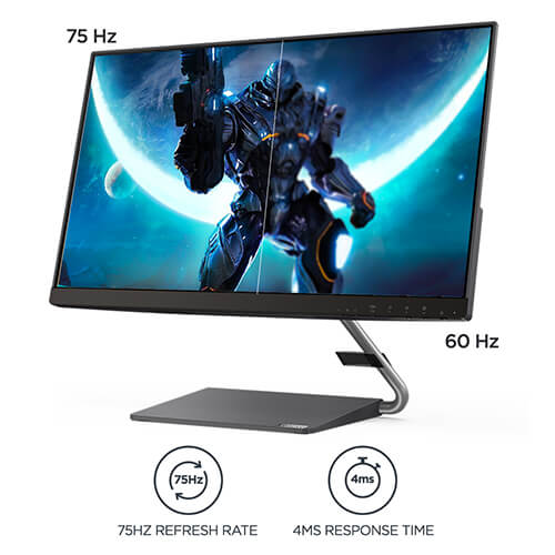 Lenovo Q24h-10 23.8 Inch (66A8GAC6IN) Monitor
