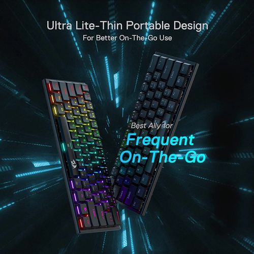 Redragon Anivia K614 60% Wired Mechanical Keyboard (Red Switches)