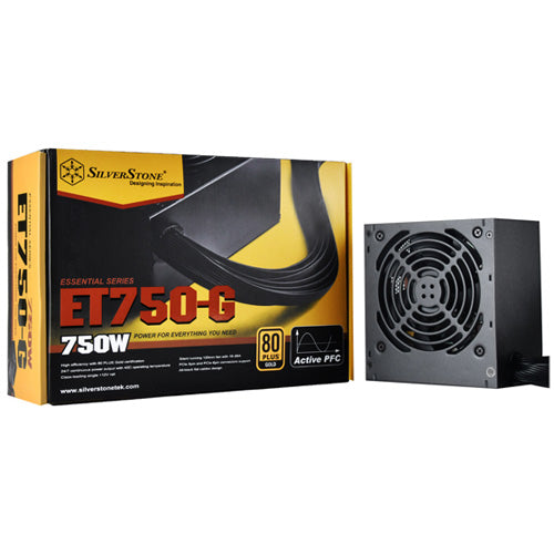 SilverStone Strider Essential Series SST-ET750-G 80+ Gold Fully Modular PSU (750 Watt)