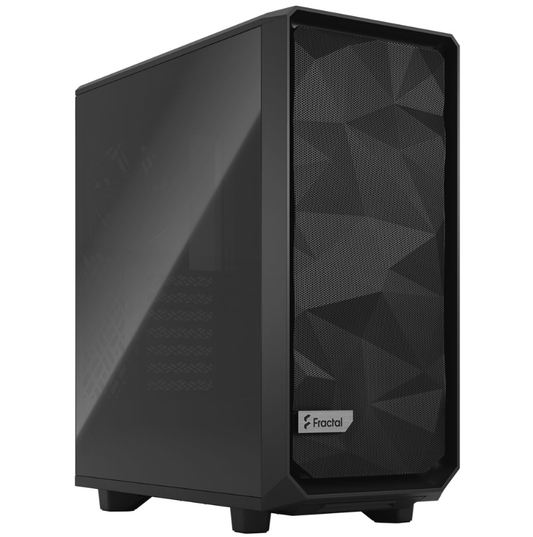 Fractal Design Meshify 2 Compact Dark Tint TG Mid Tower Cabinet (Black)