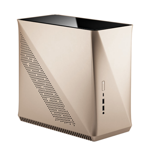 Fractal Design Era ITX TG Mini Tower Cabinet (Gold) (FD-CA-ERA-ITX-CHP)