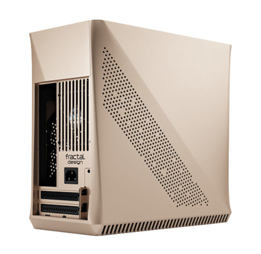 Fractal Design Era ITX TG Mini Tower Cabinet (Gold) (FD-CA-ERA-ITX-CHP)