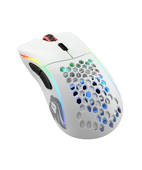 Glorious Model D RGB Wireless 19000DPI Gaming Mouse (Matte White)