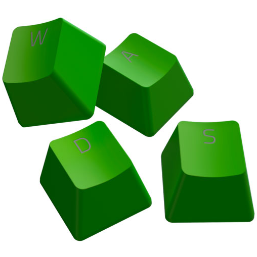Razer PBT Keycaps Plus Coiled Cable Upgrade Set Green