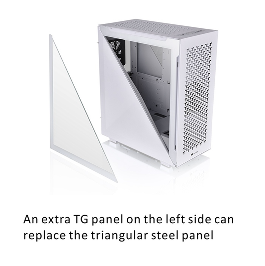 Thermaltake Divider 500 TG Air Mid Tower Cabinet (Snow)
