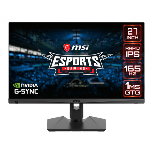 MSI Optix MAG274QRF-QD 27 Inch 2K 165Hz 147% SRGB 1ms Nvidia G-Snyc Gaming Monitor