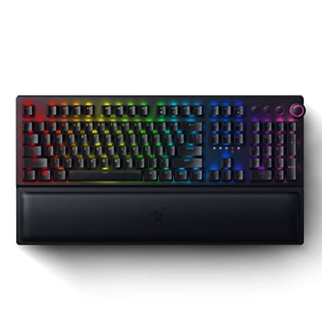 RAZER BlackWidow V3 Pro RGB Full Size Mechanical Wireless + Bluetooth Gaming Keyboard ( Razer Green Switch )