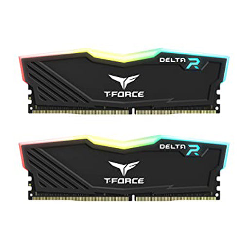 TeamGroup T-Force Delta RGB 16GB (8GBx2) 3600MHz DDR4 RAM (Black)
