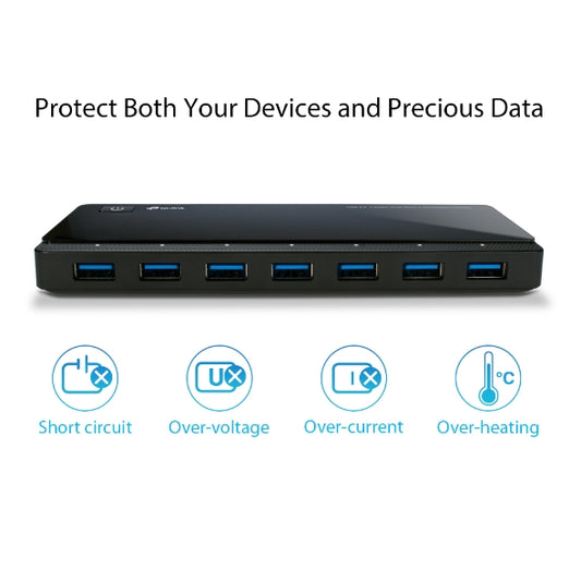 TPLink UH720 USB 3.0 7-Port Hub with 2 Charging Ports