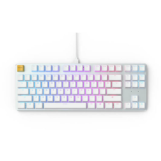 GLORIOUS GMMK Tenkeyless Semi Mechanical Wired Gaming Keyboard ( Black ) ( Modular MX Switches )