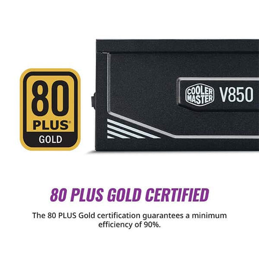Cooler Master V850 Gold V2 Fully Modular PSU (850 Watt)