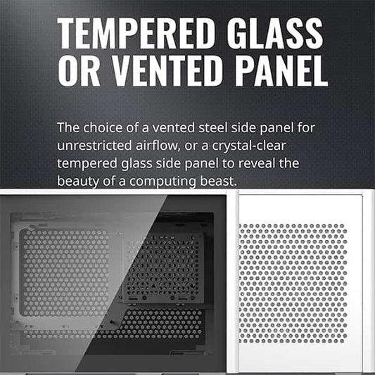 Cooler Master NR200P ITX Mini Tower Cabinet (White)