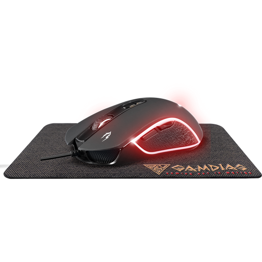 Gamdias Zeus E3 Gaming Optical Mouse and NYX E1 Gaming Mousepad Combo