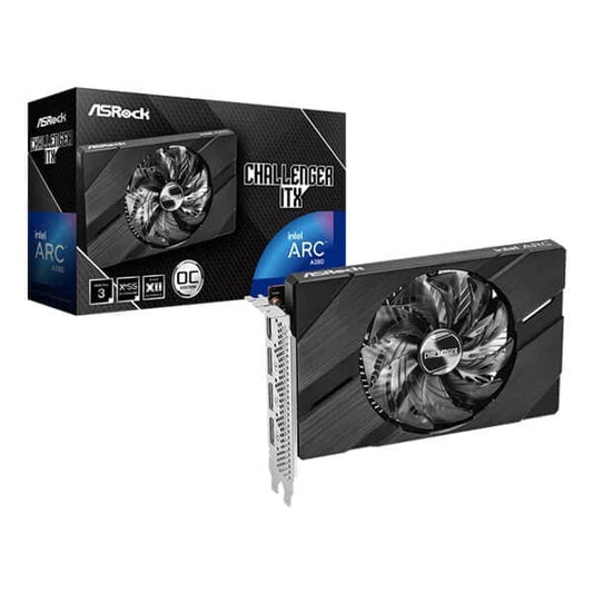 ASRock Intel Arc A380 Challenger ITX 6GB OC Edition Graphics Card