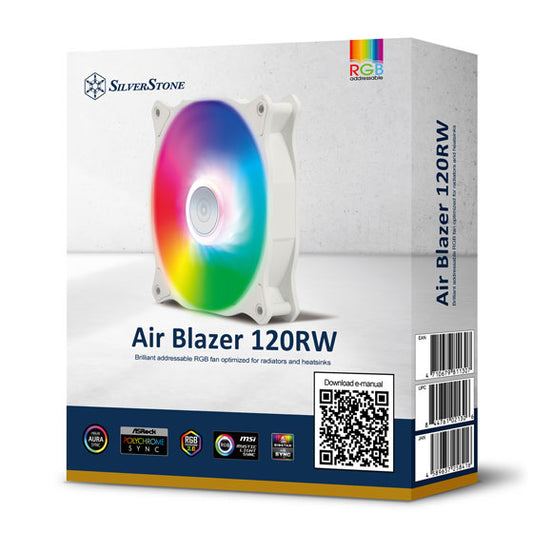 Silverstone Air Blazer 120R White ARGB Cabinet Fan