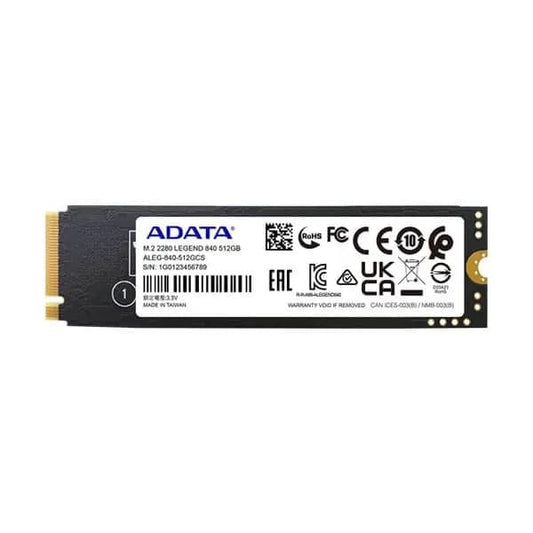 Adata Legend 840 512GB M.2 NVMe Gen4 Internal SSD