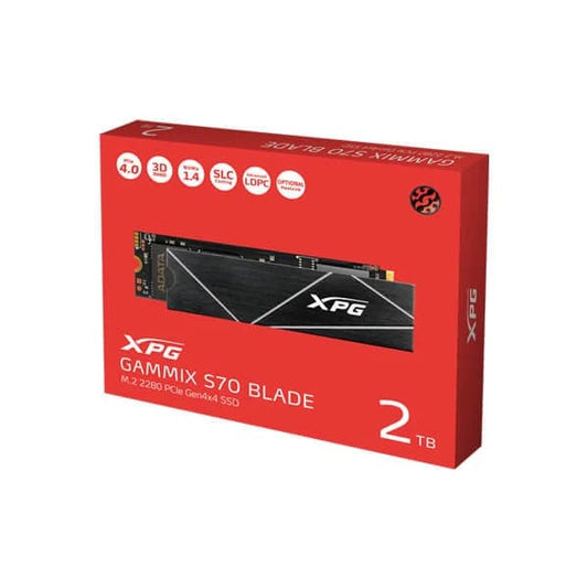 ADATA XPG Gammixx S70 Blade 2TB M.2  2.5 SATA Gen 4 Internal Solid State Data (SSD)