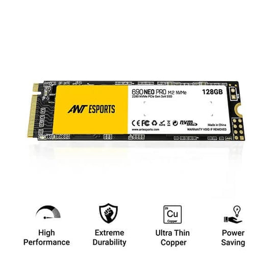 ANT ESPORTS 690 Neo Pro 128 GB M.2 NVMe Gen3 Solid State Drive (SSD)