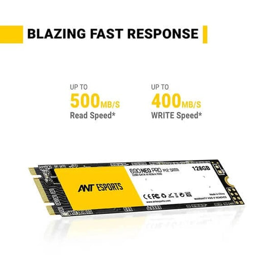 ANT ESPORTS 690 Neo Pro 128GB 2.5 SATA M.2 SATA 3 Solid State Drive (SSD)