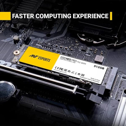 ANT ESPORTS 690 Neo Pro 512GB M.2 Sata Gen3 Internal Solid State Drive (SSD)