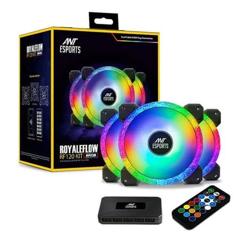 Ant Esports Royaleflow RF120 ARGB Fan Kit ( Triple Pack )