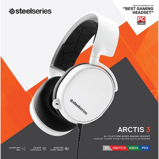 SteelSeries Arctis 3 Gaming Headset (White)