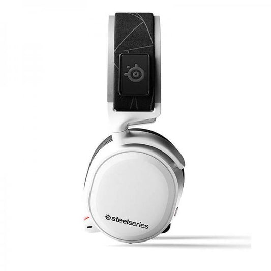 SteelSeries Arctis 7 White - 2019 Edition Over The Head Gaming Headset With Mic