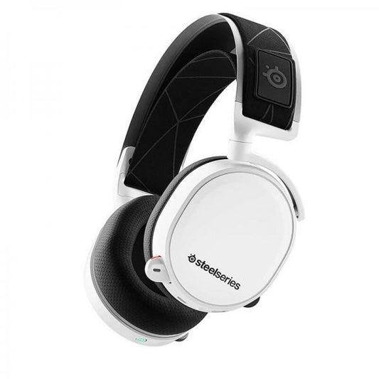 SteelSeries Arctis 7 White - 2019 Edition Over The Head Gaming Headset With Mic