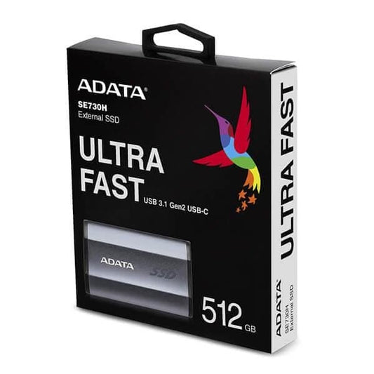 Adata SE730H 512GB Titanium External SSD
